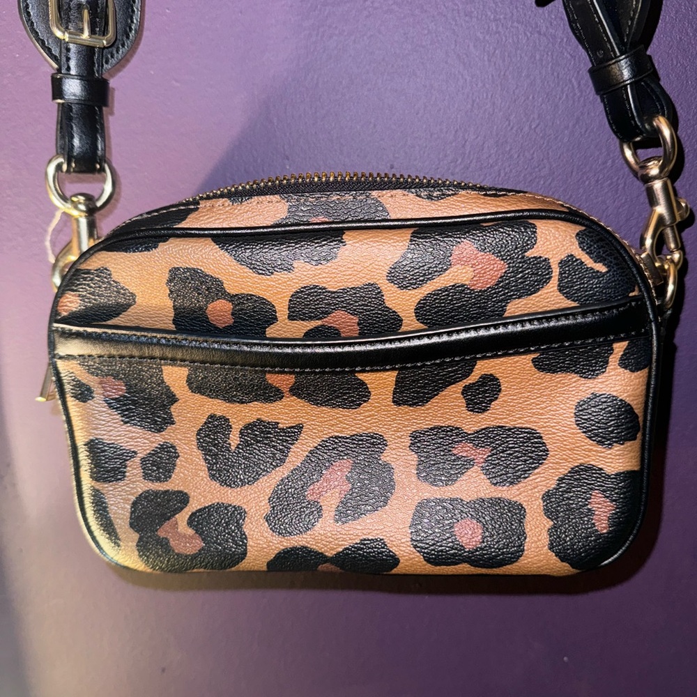 Coach Leopard Print Camera Bag - image 2